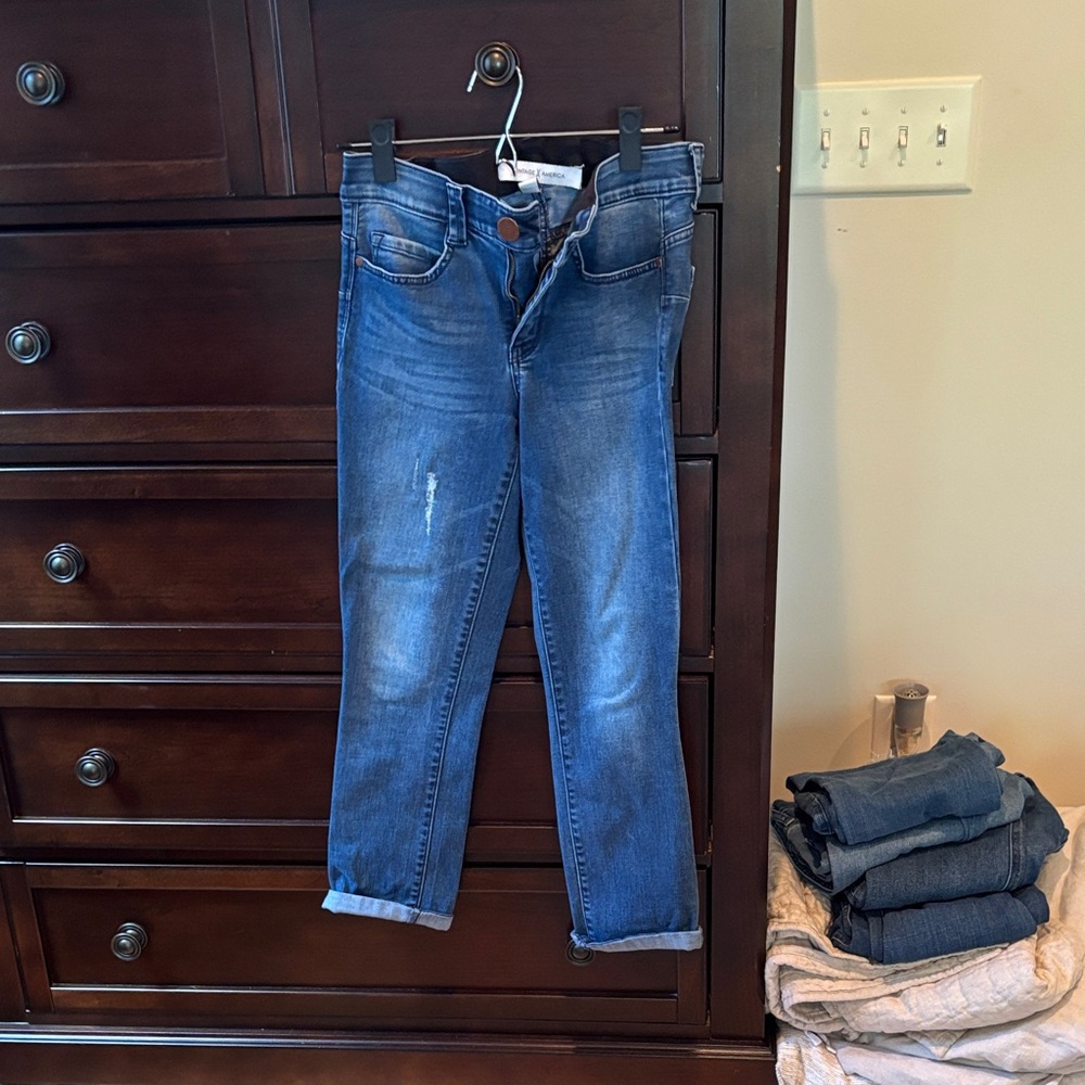 Vintage America Blue Ankle Jeans